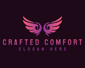 Angel Wings Wellness logo design