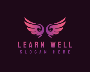 Angel Wings Wellness logo design