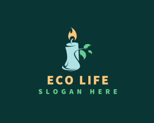 Ritual Candle Plant logo design