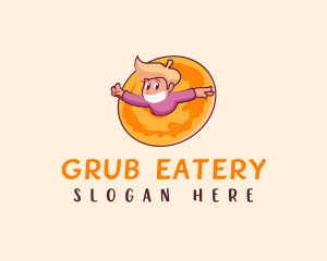 Donut Bagel Boy  logo design