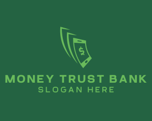 Mobile Money Currency  logo design