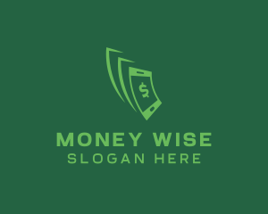 Mobile Money Currency  logo design