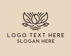 Organic Coffee Bean Logo