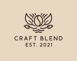 Organic Coffee Bean logo design