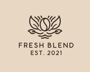 Organic Coffee Bean logo design