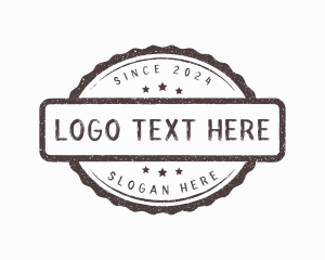 Grunge Texture Business logo