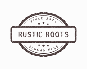 Grunge Rustic Business logo design