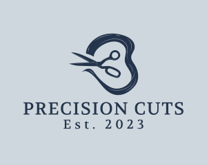 Tailor Scissors Sash logo design