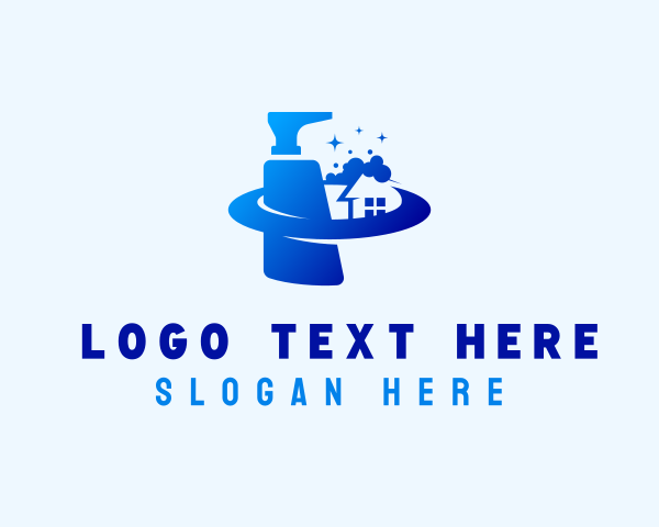 Spray Bottle logo example 4