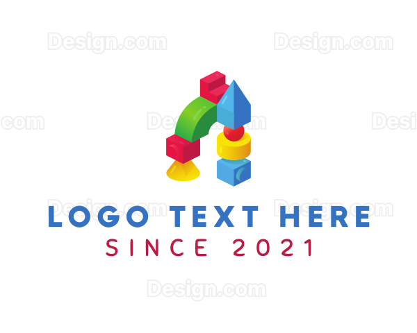 Children's Toy Block Logo