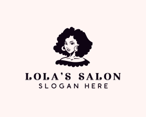 Woman Hairstyle Salon logo design