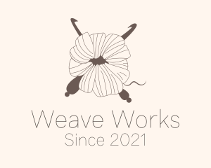 Crochet Hook Wool logo design