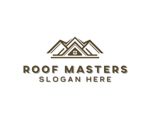 House Roofing Builder logo design