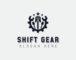 Gear Wrench Machinist logo design