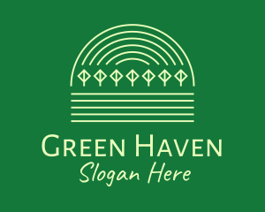 Green Natural Forest Park logo