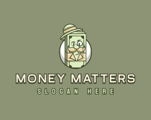 Money Cash Mascot logo design