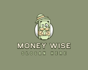 Money Cash Mascot logo design