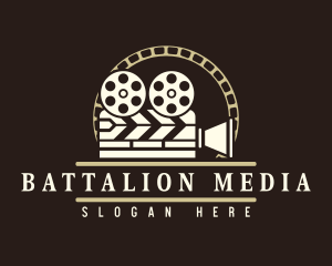 Camera Film Media logo design