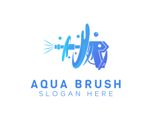 Cleaning Hydro Washer  logo design