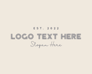 Modern Minimalist Feminine logo