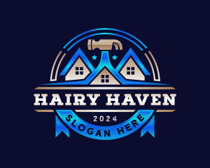 Carpentry Hammer Construction logo design