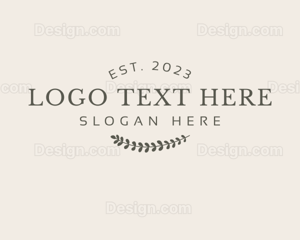 Elegant Wreath Business Logo