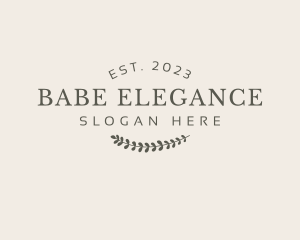 Elegant Wreath Business logo design