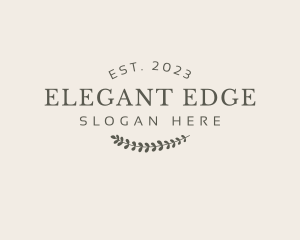 Elegant Wreath Business logo design