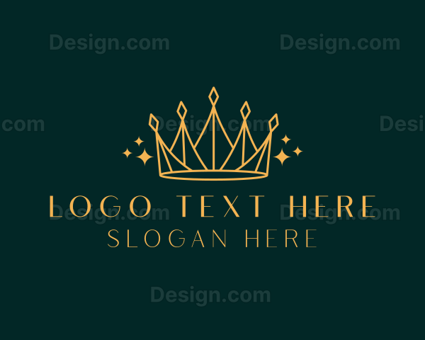 Minimalist Luxury Crown Logo