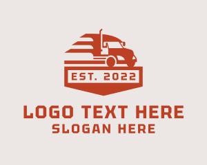 Delivery Truck Shipping logo