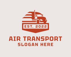 Delivery Truck Shipping logo design