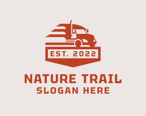 Delivery Truck Shipping logo design