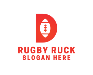 Red D Rugby logo