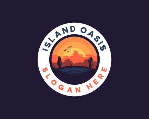 Desert Oasis Adventure logo design