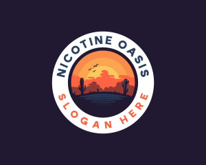 Desert Oasis Adventure logo design