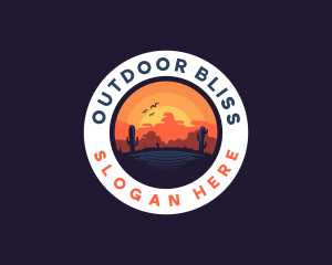 Desert Oasis Adventure logo design