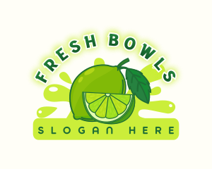 Fresh Lime Juice logo design