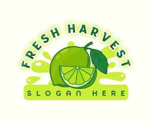 Fresh Lime Juice logo design