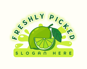 Fresh Lime Juice logo design