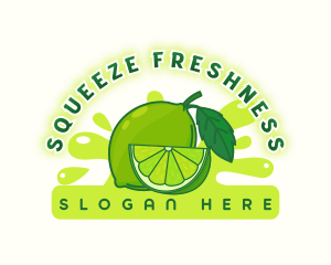 Fresh Lime Juice logo design