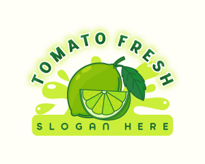 Fresh Lime Juice logo design