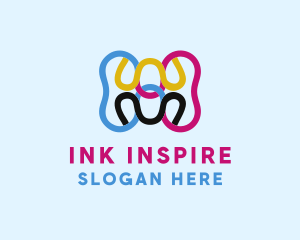 Digital Ink Printer logo design