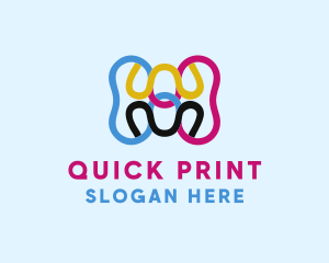 Digital Ink Printer logo design