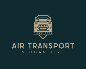 Pickup Truck Transportation logo design