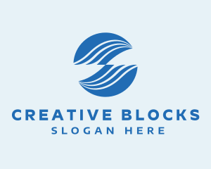 Creative Wave Agency logo design