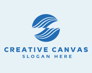 Creative Wave Agency logo design
