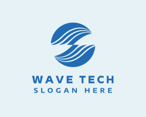 Creative Wave Agency logo design