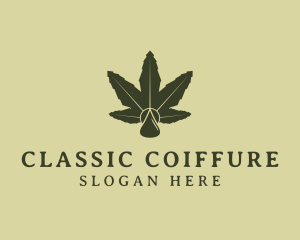 Cannabis Weed Oil logo design