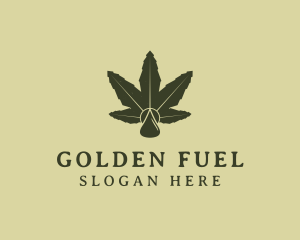 Cannabis Weed Oil logo design