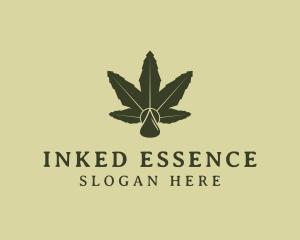 Cannabis Weed Oil logo design